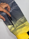 Quiksilver Dryflight 10K Ski Jacket Grey Yellow Mountain Print (L)
