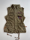 Jeep “Authentic Legend 1941” Olive Military Utility Vest Women’s  (M/L)