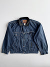 Diesel Industry Leather-Collar Denim Trucker Jacket (2XL/3XL)