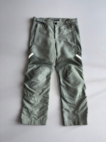 BMW Motorrad AirFlow 3 Riding Pants Olive Green Mesh Textile Moto Knee Paded (W:32) (L:37)