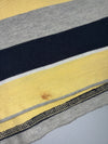 Nautica Striped Pique Polo Yellow Navy Grey (L)