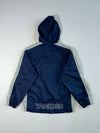 MLB New York Yankees Hooded Windbreaker by Genuine Stuff Navy/Grey, Mesh Lined, Youth (S)