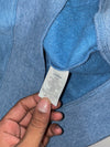 American Retro Blue Champion Graphic Hoodie (M)