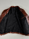 Vintage Master Town Brown Leather Biker Jacket (M)