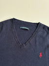 Polo Ralph Lauren Pima Cotton V-Neck Sweater Vest – Navy (M)