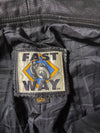 Fast Way Lace-Up Leather Biker Pants  (W:34) (L:41)