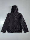 Tommy Hilfiger Black Hooded Windbreaker Jacket (L/XL)