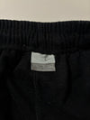 Vintage Nike Black Straight Leg Fleece Sweatpants (W:30) (L:42)