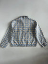 Mark Gonzales Blue Plaid Zip Harrington Jacket (L)