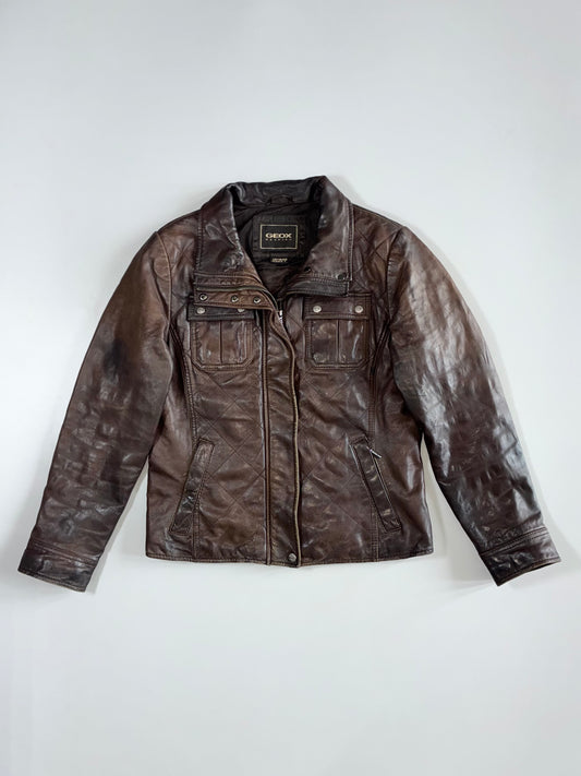 Geox Premium Original Pure Leather Jacket (M)