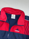 Vintage Adidas Navy & Red Track Jacket (Xl)