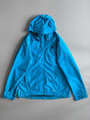 Adidas Climaproof | Blue Hooded Rain Jacket (XL)