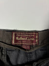 Marlboro Classics Black Pleated Chino Shorts (W:30) (L:21)
