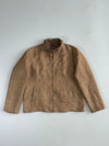 Vintage AeroDrome USA Tan Suede-Feel Café Racer Jacket – (XL)