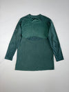 Columbia Green Mock Neck Base Layer Long Sleeve – Omni-Heat Lining (L)