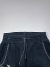 Nippon Blue Japanese Koi Embroidered Jogger Pants (W:33) (L:42)