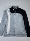 Adidas 3-Stripe Colourblock Track Jacket Grey/Black (L)