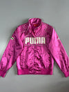 Puma Pink Metallic Racing Jacket  (S)