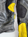 Vintage Shoei’s Original Pure Leather Paded Racing Jacket With Reflective Logo’s (M)