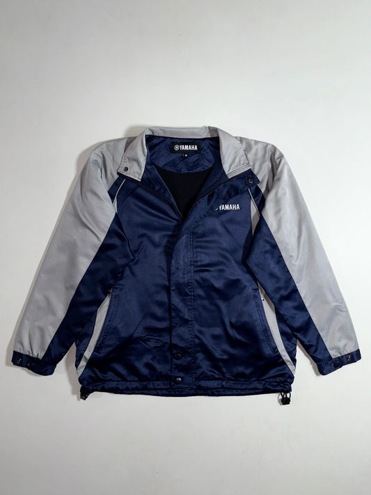 Yamaha Navy & Grey Satin Racing Jacket – Fleece Lined (M/L)