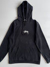 Stussy Stock Logo Black Hoodie (XL)