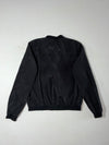 Vintage Only Black Satin Bomber Jacket (S)