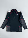 The North Face Summit Series Quarter-Zip Fleece – Black/Red (L)