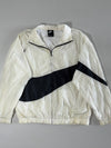Nike Big Swoosh Off-White Windbreaker Jacket (L)