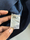 Fila Authentic Logo Hoodie Navy Blue (M)