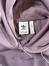 Vintage Adidas Purple Oversized Three Stripe Hoodie (XL)