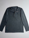 Black Yak Himalayan Original Charcoal Grey Quarter-Zip Pullover (M)
