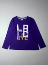 Lacoste | Purple “LACOSTE” Graphic Longsleeve  (M)