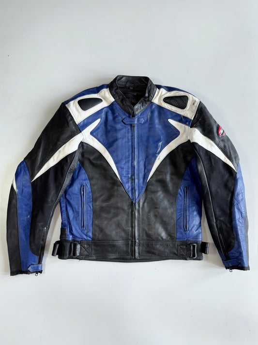 Vintage X-Treme Riding Gare Pure Leather Racing Jacket (Paded) (M)