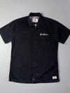 Dickies Black Chain-Stitch Script Logo Work Shirt Tropical Print Lining (S/M)