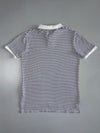 Polo Ralph Lauren Striped Custom Fit Polo (Navy/White) (L)