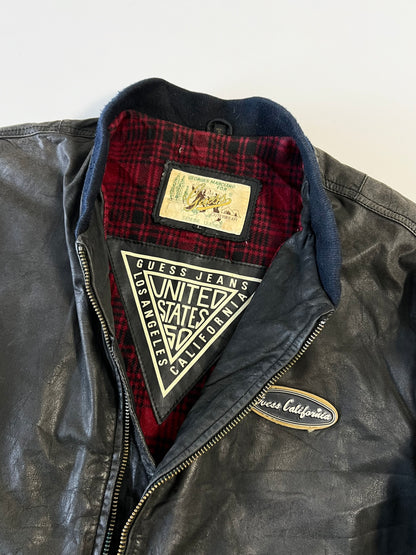 ZGuess Authentic Original Leather Jacket (RARE) (L)