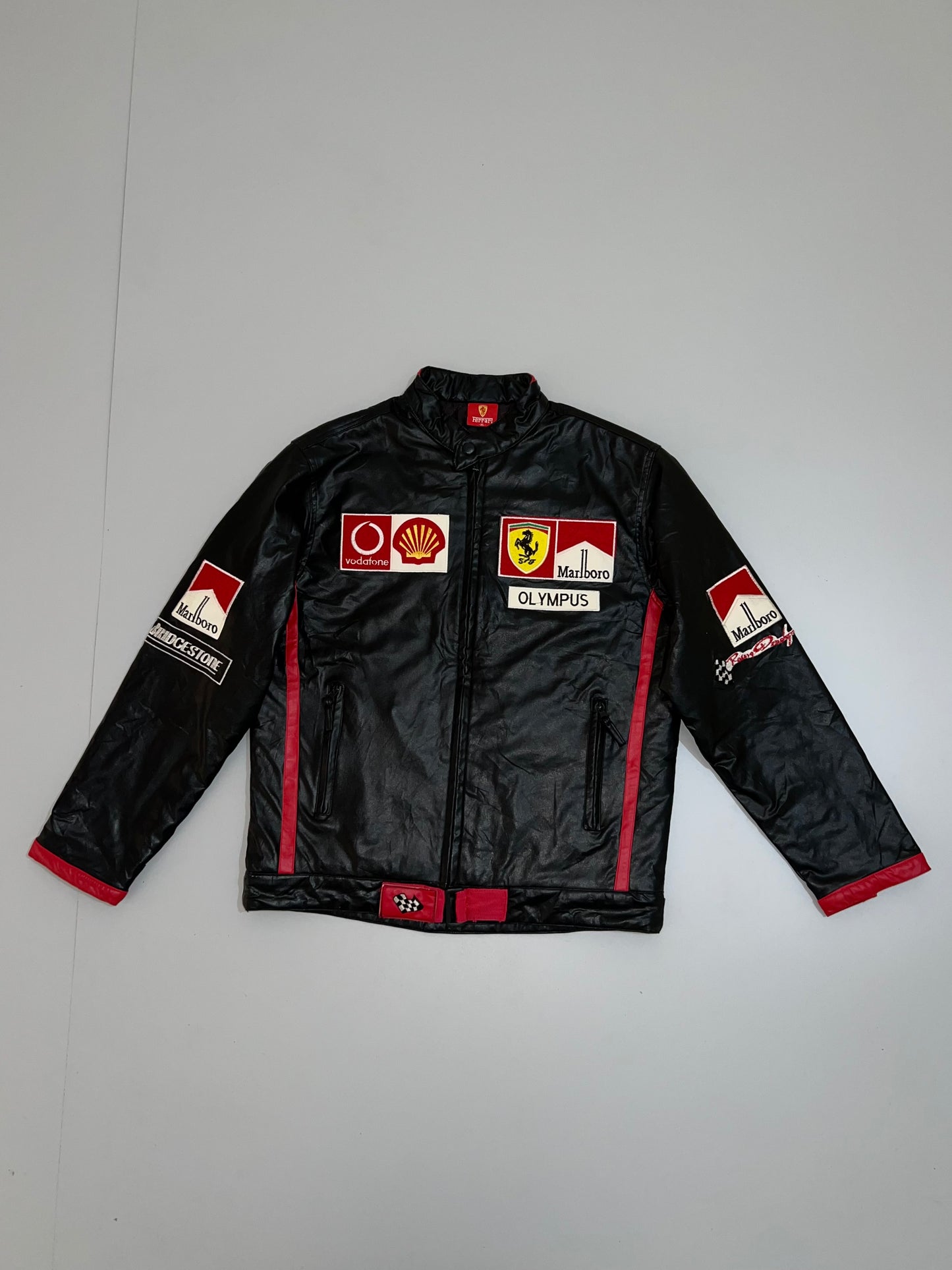 Z F1 Racing Jacket Original Leather Jacket (RARE FIND) (M/L)