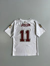 NFL Washington Redskins DeSean Jackson #11 White Football Jersey Women T-shirt (S)