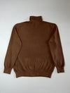 AMI Paris Alexandre Mattiussi Brown Turtleneck Sweater (L/XL)