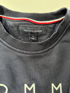 Tommy Hilfiger Flag Logo Sweatshirt – Navy Crewneck (M)