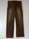 Y2K G-Star Raw Brown Corduroy 3D Twisted Pants (W:34) (L:43)