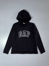 GAP Arch Logo Pullover Hoodie – Black (S)