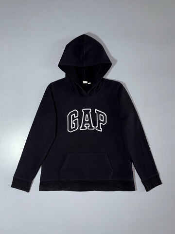 GAP Arch Logo Pullover Hoodie – Black (S)
