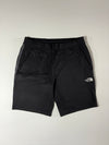 The North Face Black Grid Fleece Shorts (W:35) (L:21)