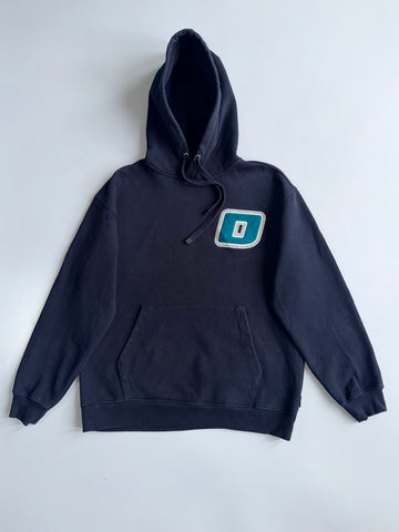 Dickies | RARE Navy Heavyweight O Patch Hoodie | (M)