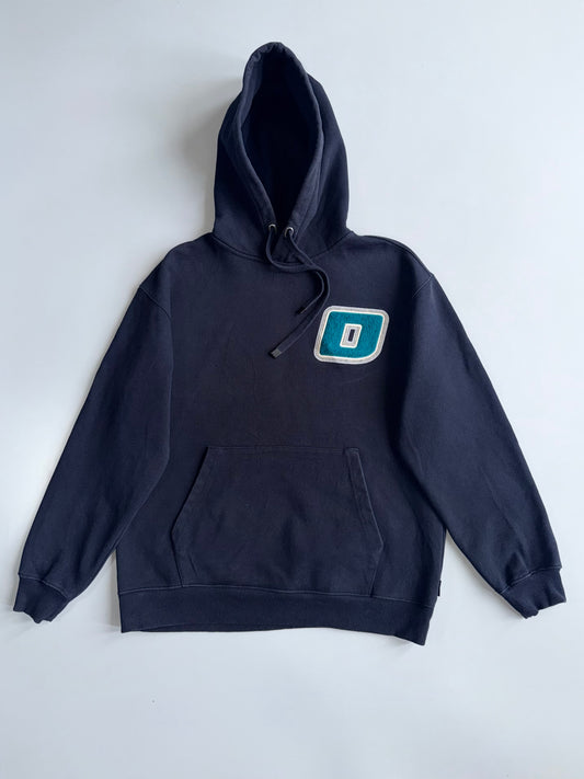Dickies | RARE Navy Heavyweight O Patch Hoodie | (M)