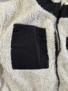 W-16 Double Sixteen White Sherpa Fleece Jacket (M)