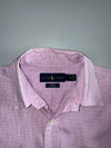 Ralph Lauren Slim Fit Pony Logo Gingham Check Button-Down Shirt Lavender (M/L)
