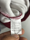 Adidas | Burgundy 3 Stripe Center Logo Sweatshirt (M)