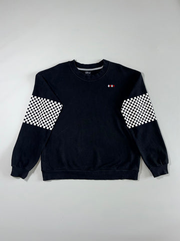 CB Style Checker Panel Crewneck Sweatshirt  (L)